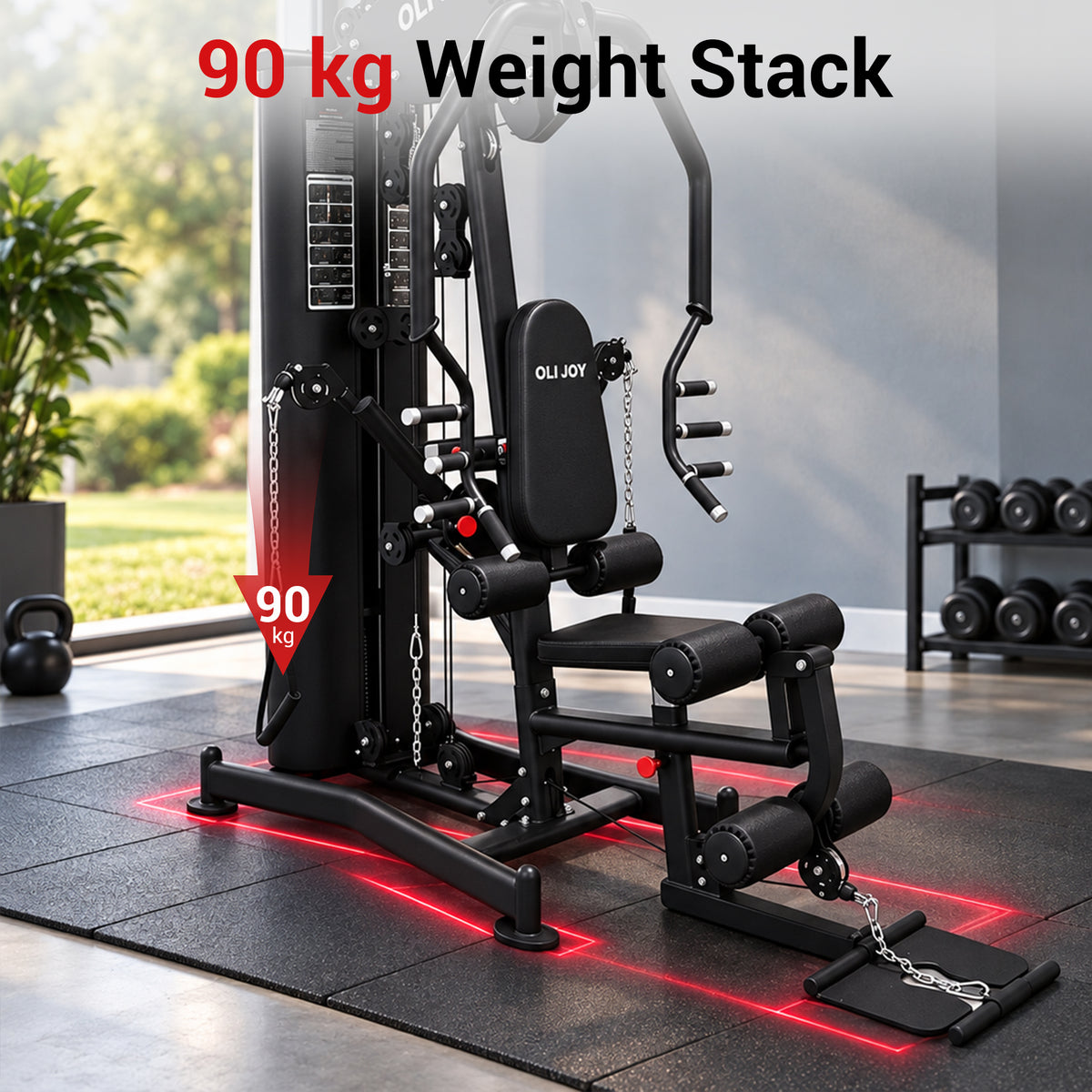 90KG Selectorised Weight Stack